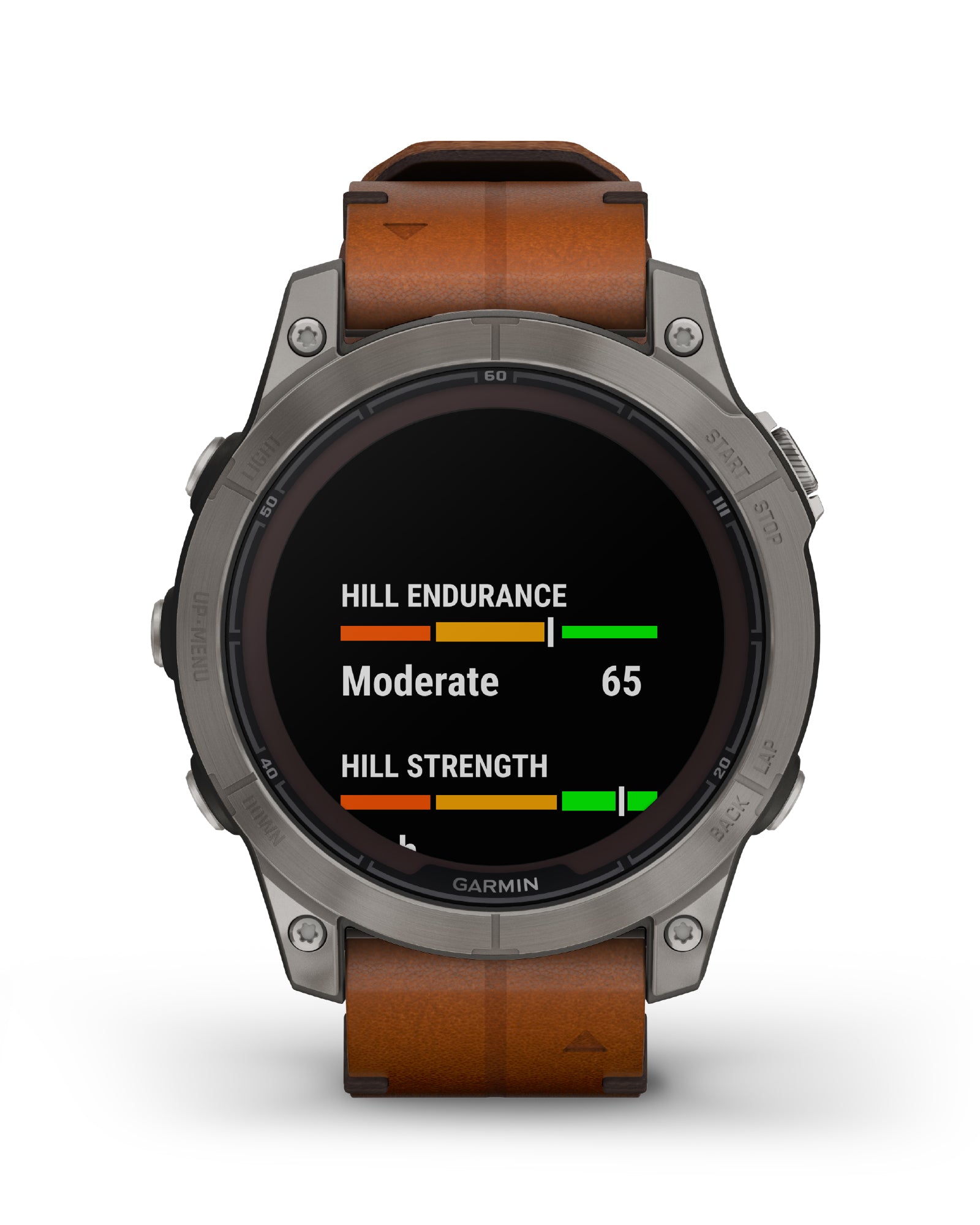 Orologio Smartwatch unisex Garmin Fenix® 7 Pro cassa 47 mm e pelle marrone 010-02777-30-4