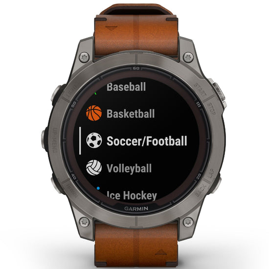 Orologio Smartwatch unisex Garmin Fenix® 7 Pro cassa 47 mm e pelle marrone 010-02777-30-8