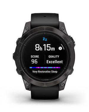 Orologio Smartwatch GPS unisex Garmin Epix™ Pro (Gen 2) cassa di 47 mm e bracciale in silicone nero 010-02803-11