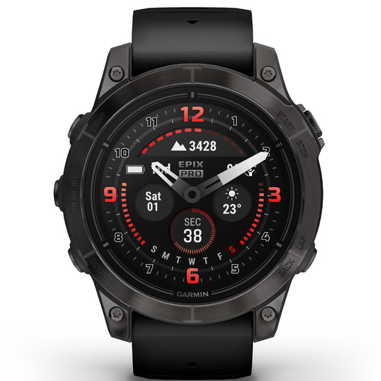 Orologio Smartwatch GPS unisex Garmin Epix™ Pro (Gen 2) in silicone nero 47 mm 010-02803-11-7