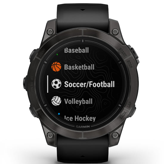 Orologio Smartwatch GPS unisex Garmin Epix™ Pro (Gen 2) in silicone nero 47 mm 010-02803-11-8