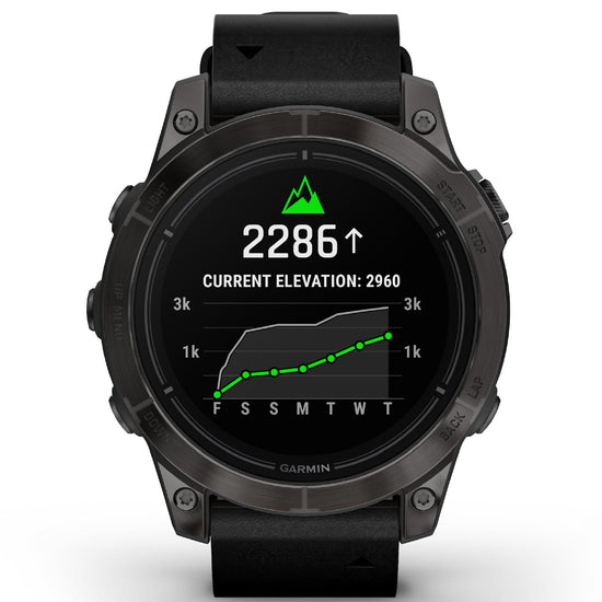 Orologio Smartwatch GPS unisex Garmin Epix™ Pro (Gen 2) in pelle nera 47 mm 010-02803-30-1
