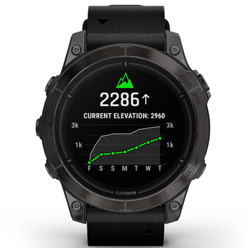 Orologio Smartwatch GPS unisex Garmin Epix™ Pro (Gen 2) in pelle nera 47 mm 010-02803-30-1