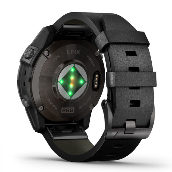 Orologio Smartwatch GPS unisex Garmin Epix™ Pro (Gen 2) in pelle nera 47 mm 010-02803-30-8