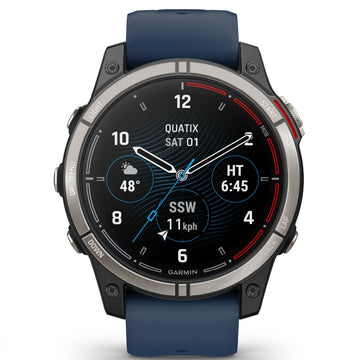 Orologio Smartwatch GPS unisex Garmin Quatix® 7 con silicone blu 47 mm 010-02803-81-1