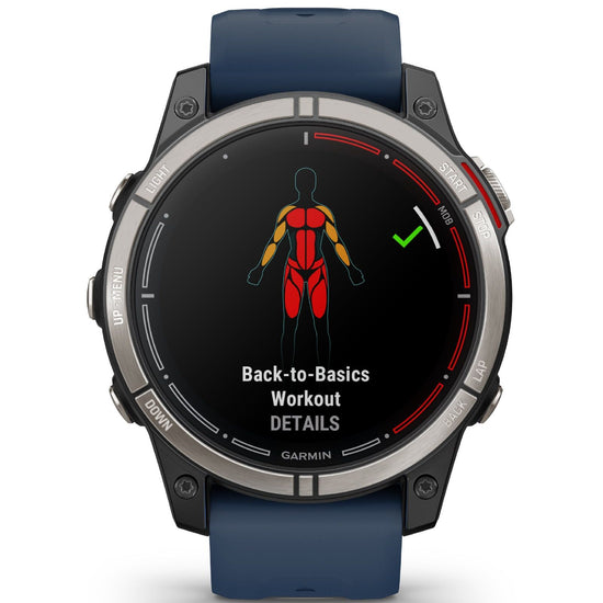 Orologio Smartwatch GPS unisex Garmin Quatix® 7 con silicone blu 47 mm 010-02803-81-4