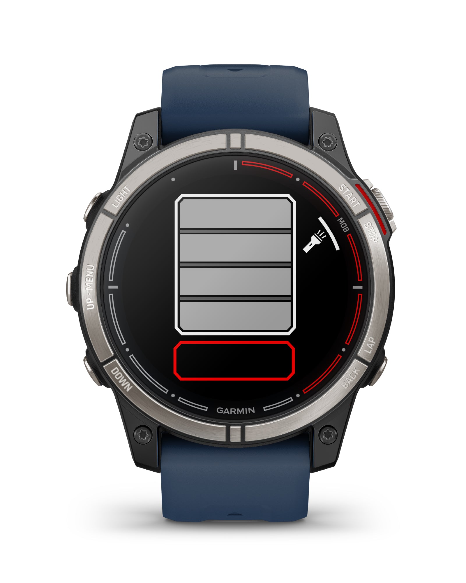 Orologio Smartwatch GPS unisex Garmin Quatix® 7 con silicone blu 47 mm 010-02803-81-5