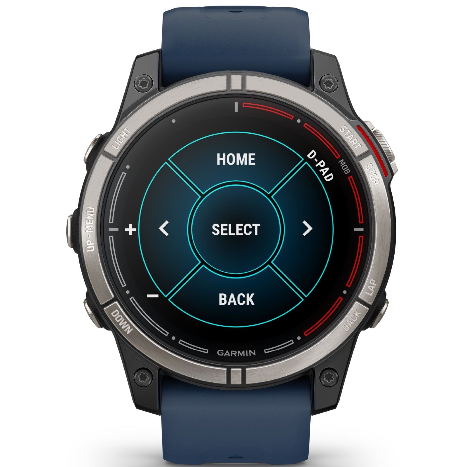 Orologio Smartwatch GPS unisex Garmin Quatix® 7 con silicone blu 47 mm 010-02803-81-6