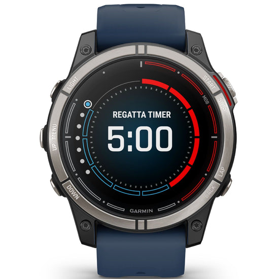 Orologio Smartwatch GPS unisex Garmin Quatix® 7 con silicone blu 47 mm 010-02803-81-7
