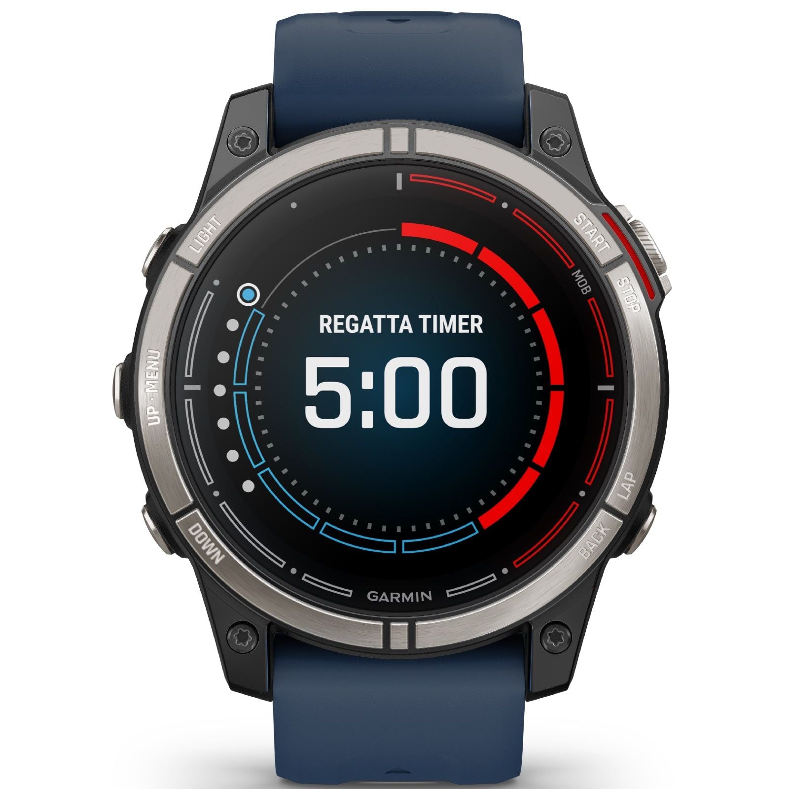 Orologio Smartwatch GPS unisex Garmin Quatix® 7 con silicone blu 47 mm 010-02803-81-7