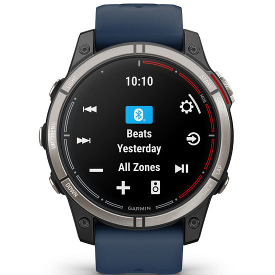 Orologio Smartwatch GPS unisex Garmin Quatix® 7 con silicone blu 47 mm 010-02803-81-8