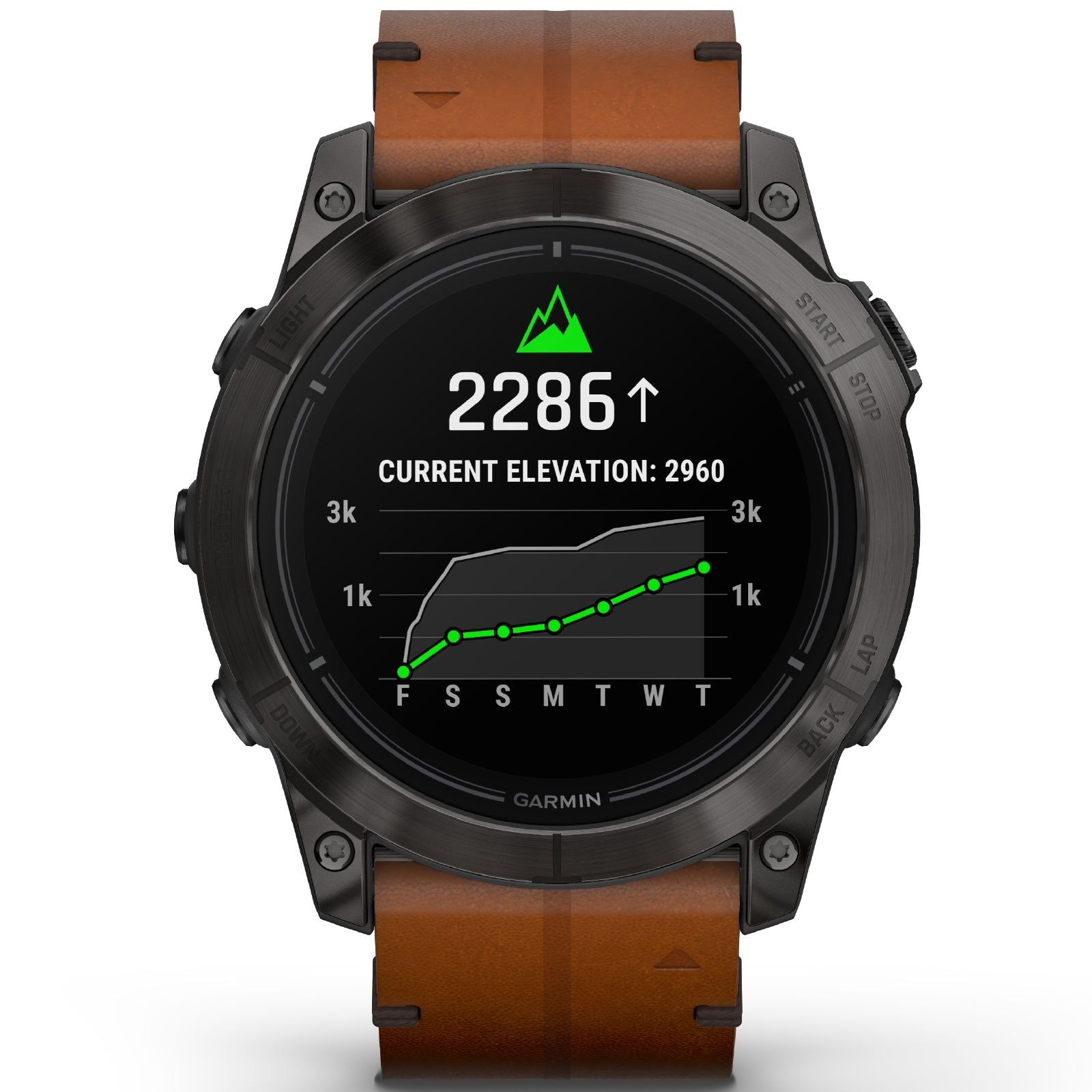 Orologio Smartwatch GPS unisex Garmin Epix™ Pro (Gen 2) cinturino pelle 51 mm 010-02804-30-1