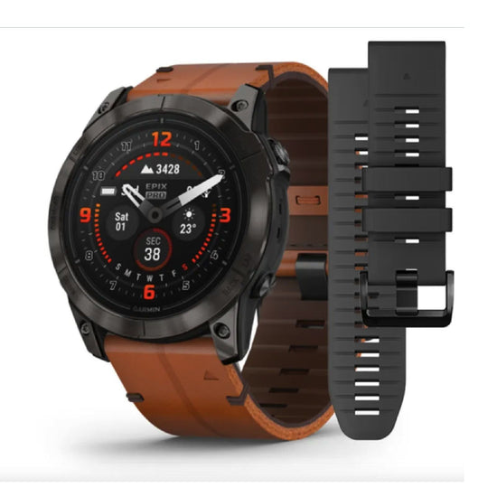 Orologio Smartwatch GPS unisex Garmin Epix™ Pro (Gen 2) cinturino pelle 51 mm 010-02804-30-10