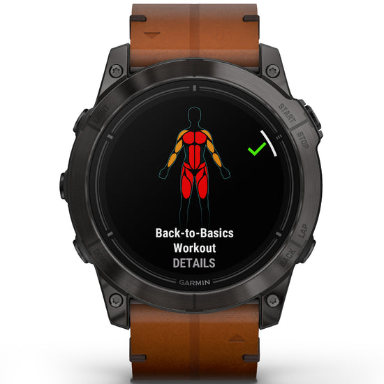 Orologio Smartwatch GPS unisex Garmin Epix™ Pro (Gen 2) cinturino pelle 51 mm 010-02804-30-2