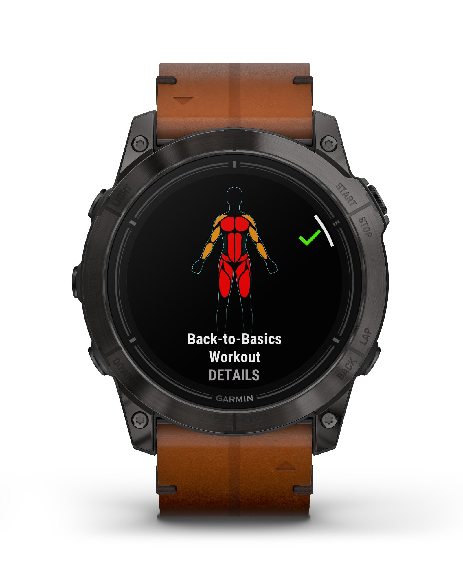 Orologio Smartwatch GPS unisex Garmin Epix™ Pro (Gen 2) cinturino pelle 51 mm 010-02804-30-2