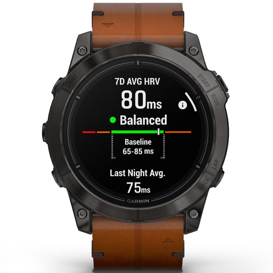 Orologio Smartwatch GPS unisex Garmin Epix™ Pro (Gen 2) cinturino pelle 51 mm 010-02804-30-3