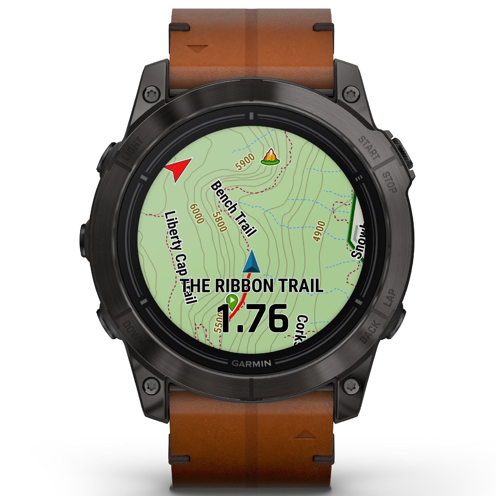 Orologio Smartwatch GPS unisex Garmin Epix™ Pro (Gen 2) cinturino pelle 51 mm 010-02804-30-4