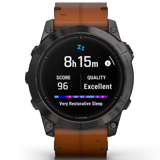 Orologio Smartwatch GPS unisex Garmin Epix™ Pro (Gen 2) cinturino pelle 51 mm 010-02804-30-5