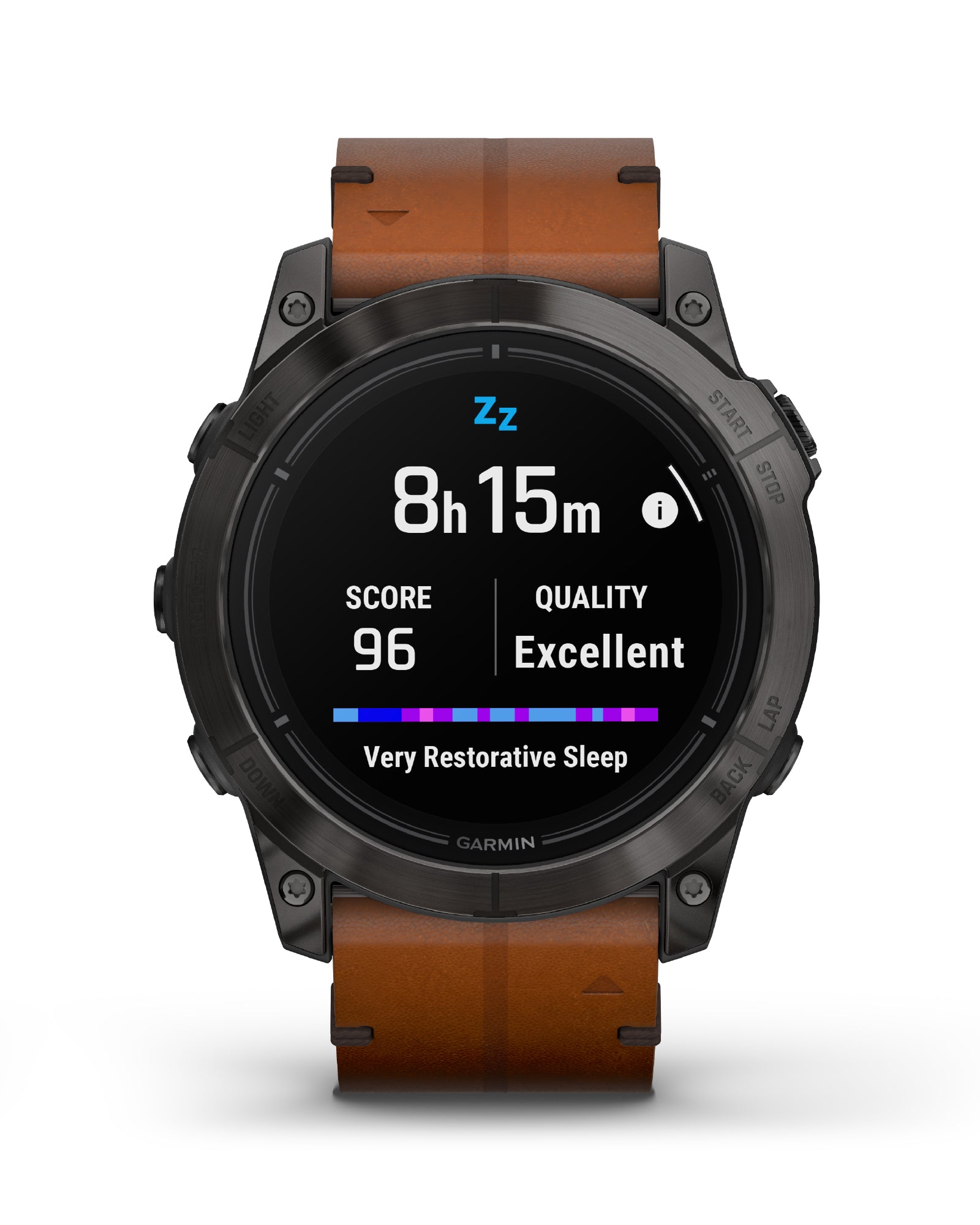 Orologio Smartwatch GPS unisex Garmin Epix™ Pro (Gen 2) cinturino pelle 51 mm 010-02804-30-5