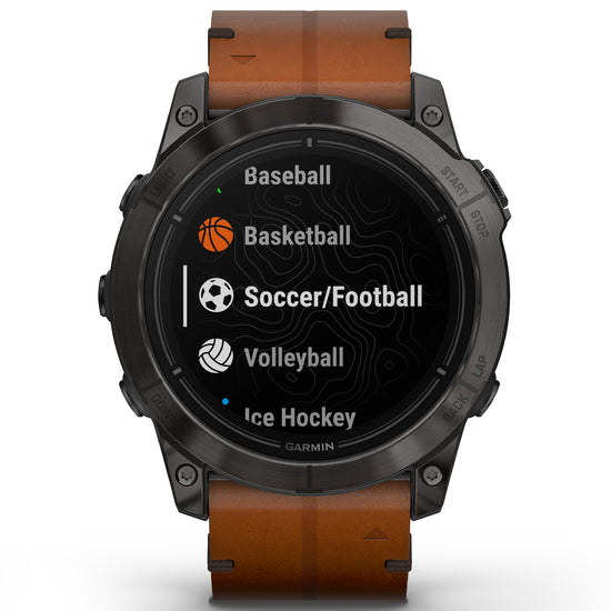 Orologio Smartwatch GPS unisex Garmin Epix™ Pro (Gen 2) cinturino pelle 51 mm 010-02804-30-8