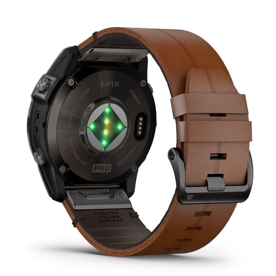 Orologio Smartwatch GPS unisex Garmin Epix™ Pro (Gen 2) cinturino pelle 51 mm 010-02804-30-9