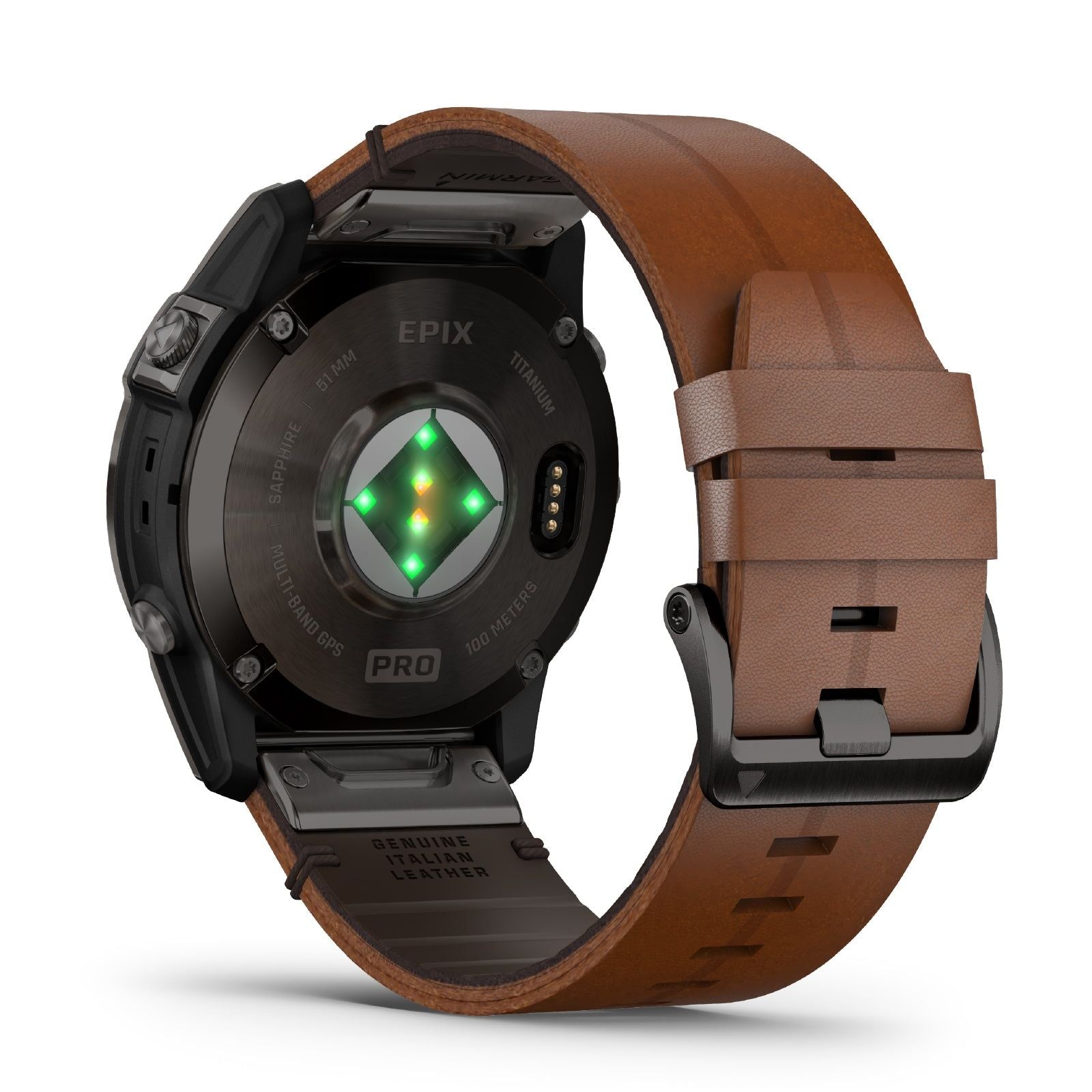 Orologio Smartwatch GPS unisex Garmin Epix™ Pro (Gen 2) cinturino pelle 51 mm 010-02804-30-9
