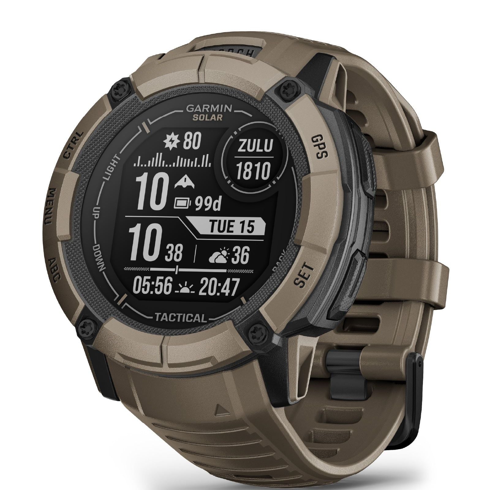 Orologio GPS Garmin Instinct 2X Solar Tactical Edition unisex 010-02805-02-2
