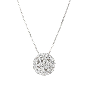 Collana Nomination donna pendente tondo in argento e zirconi MISURA UNICA
