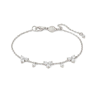 Bracciale Nomination Life Bouquet fiori in argento e zirconi 19,5 cm