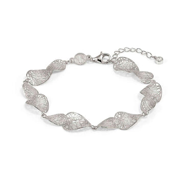 Bracciale catena Nomination in argento con ovali da donna 20 cm