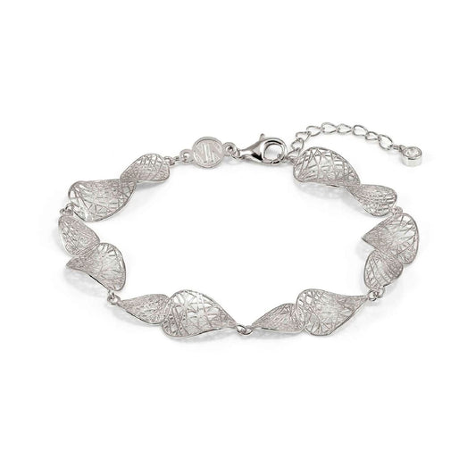 Bracciale catena Nomination in argento con ovali da donna 20 cm