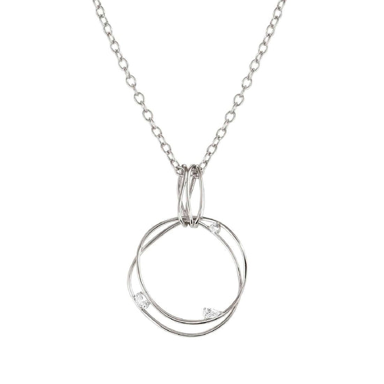 Collana Nomination My Rebel Art con pendente cerchio e zirconi MISURA UNICA