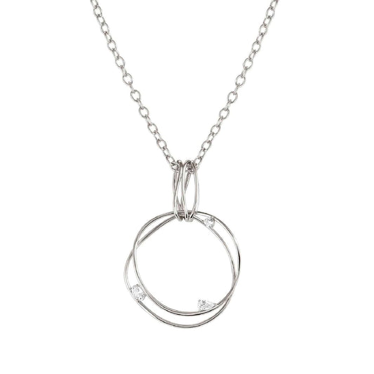 Collana Nomination My Rebel Art con pendente cerchio e zirconi MISURA UNICA