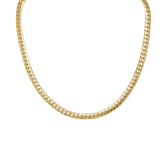 Collana Nomination Ecclettica in acciaio dorato maglia snake MISURA UNICA
