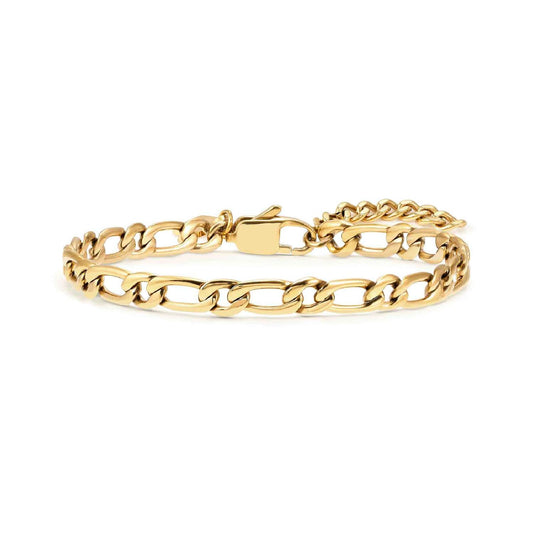 Bracciale catena Nomination in acciaio dorato da uomo 22 cm