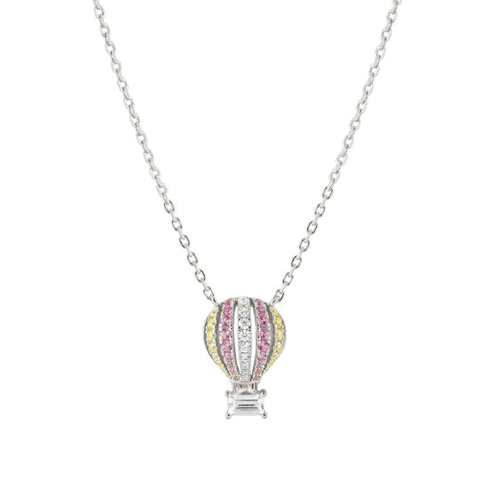 Collana da donna Nomination argento mongolfiera di zirconi MISURA UNICA