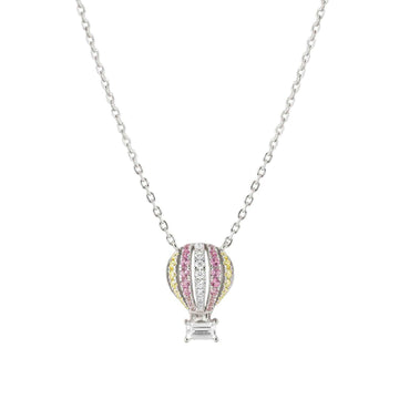 Collana da donna Nomination argento mongolfiera di zirconi MISURA UNICA