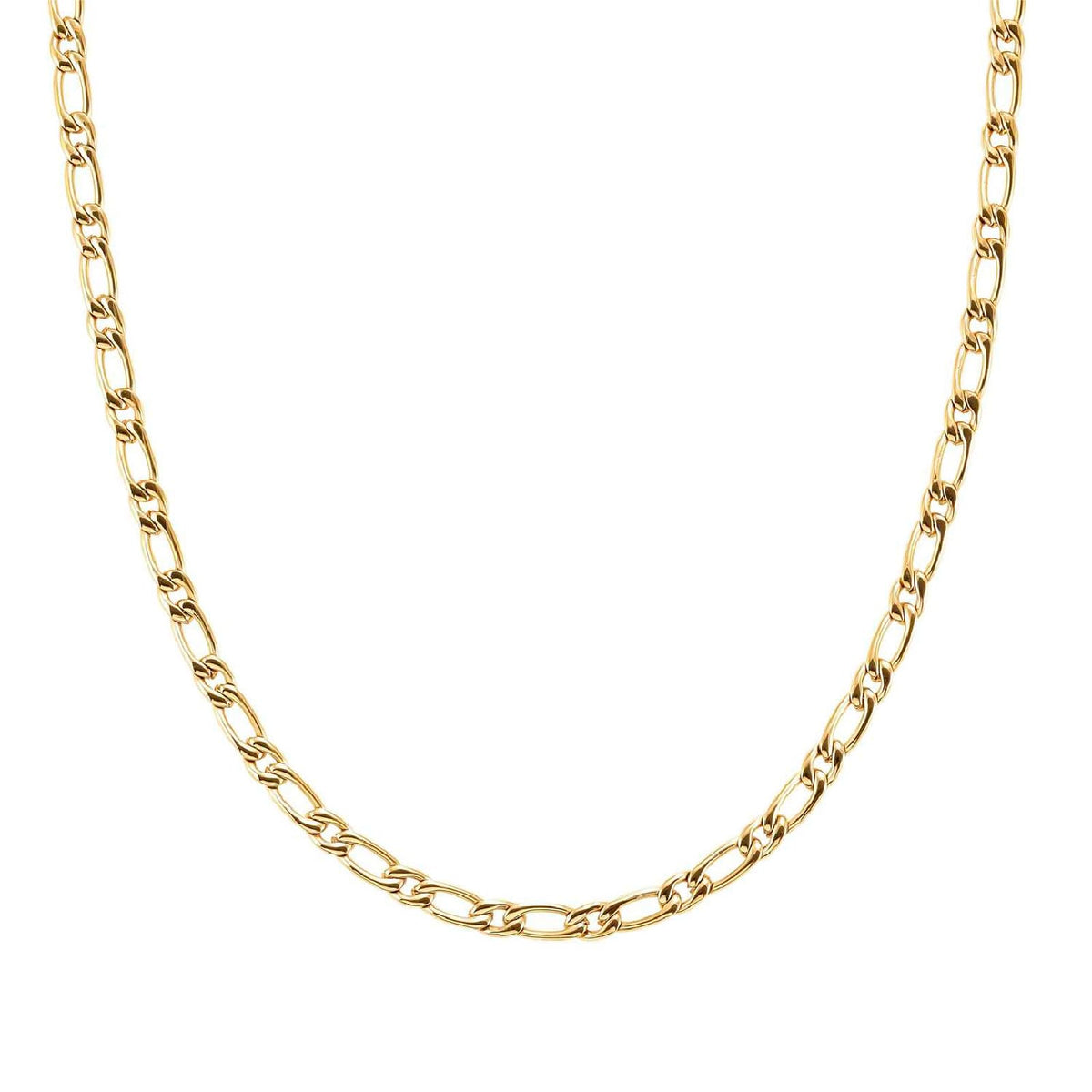 Collana catena Nomination in acciaio dorato da uomo MISURA UNICA