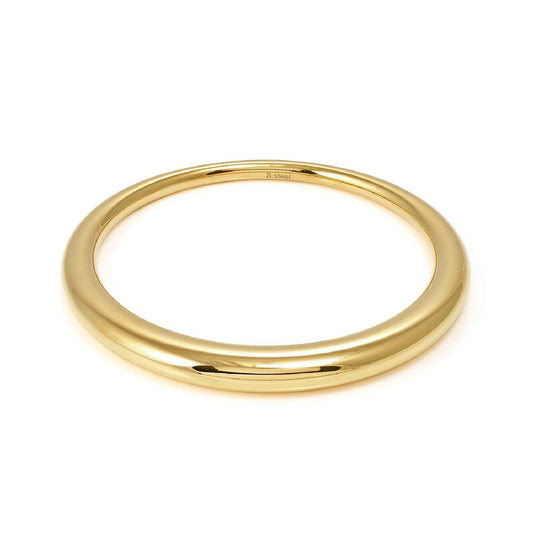 Bracciale rigido Nomination Ecclettica in acciaio dorato diametro 6,2 cm