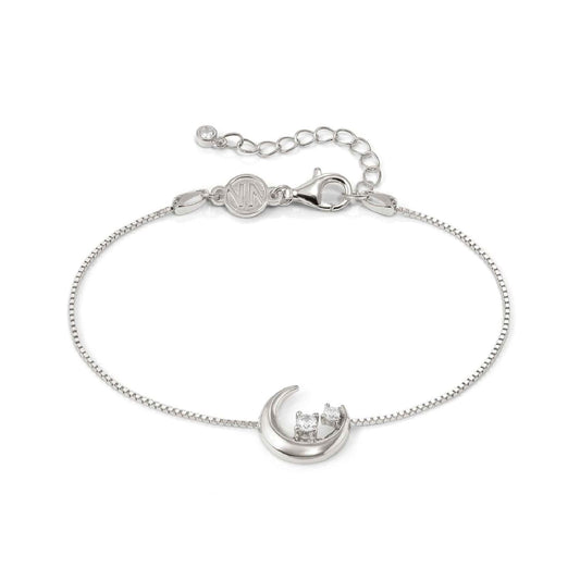 Bracciale Nomination Dream Beats in argento e luna centrale 18 cm