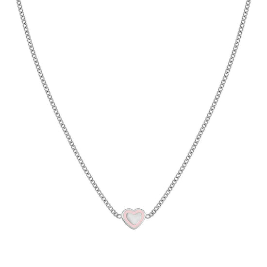 Collana donna Nomination in acciaio con cuore smaltato MISURA UNICA