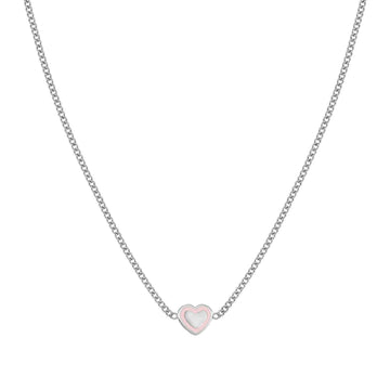 Collana donna Nomination in acciaio con cuore smaltato MISURA UNICA