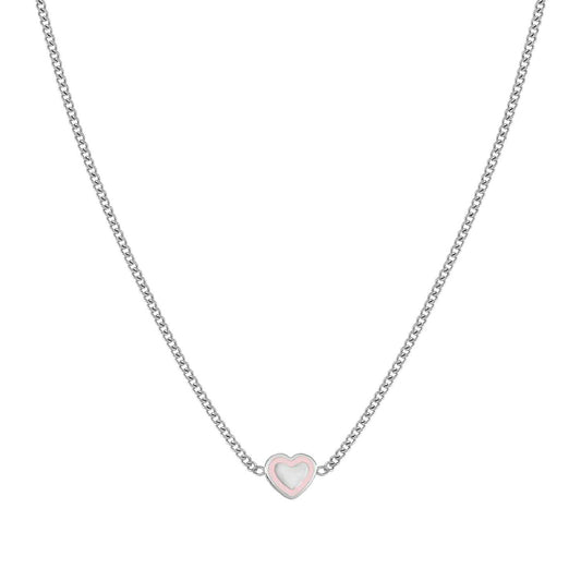 Collana donna Nomination in acciaio con cuore smaltato MISURA UNICA