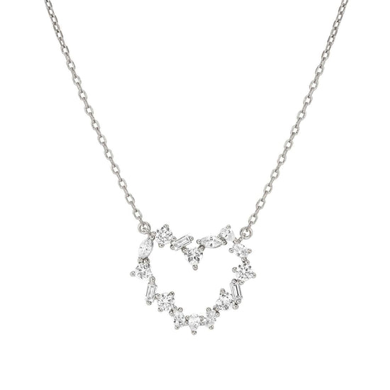 Collana Nomination Colour Wave con cuore di zirconi centrale MISURA UNICA