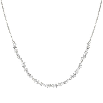 Collana girocollo Nomination Colour Wave argento con zirconi MISURA UNICA
