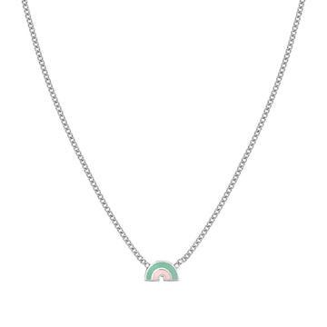 Collana donna Nomination acciaio con arcobaleno smaltato MISURA UNICA