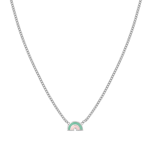 Collana donna Nomination acciaio con arcobaleno smaltato MISURA UNICA
