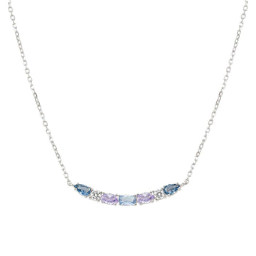 Collana Nomination Colour Wave in argento e zirconi colorati MISURA UNICA