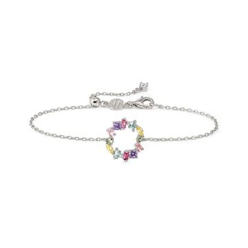 Bracciale Nomination Colour Wave cerchio di zirconi colorati 19 cm