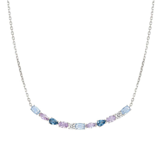 Collana Nomination donna in argento ricca di zirconi colorati MISURA UNICA